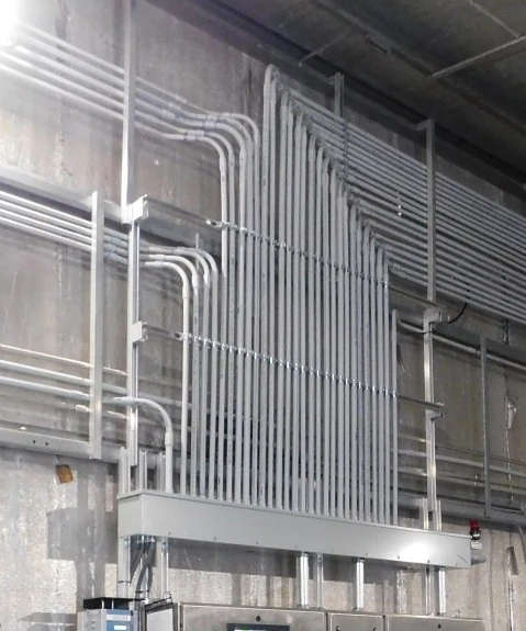 Conduit runs installed by Terminal Electronics