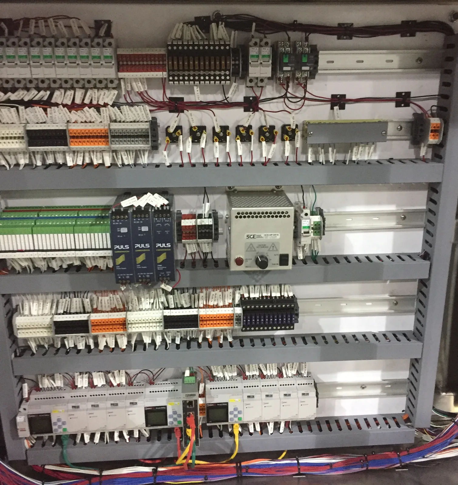 Control panel build by Terminal Electronics